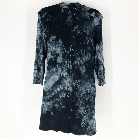 Olivia Sky Mock Neck Tie Dye Tunic Dress Top Small - Picture 6 of 9